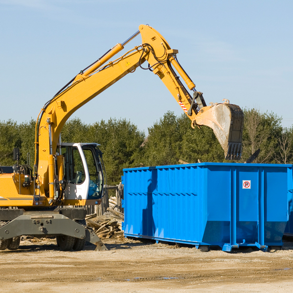 what size residential dumpster rentals are available in Marceline Missouri